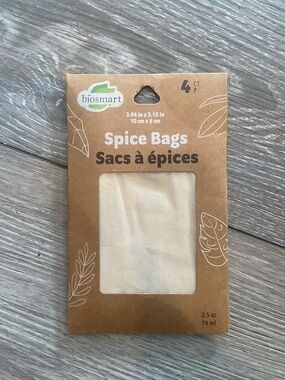 Biosmart Spice Bags - Natural Cotton | Set of 4